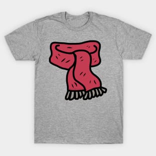 Cranberry Red Scarf T-Shirt